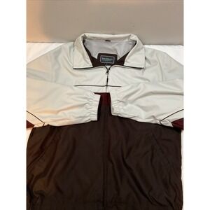 Split Rail Xtreme Outdoors Lightweight Jacket Black Gray White Sz LT R7